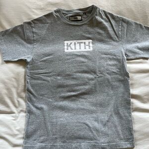 Kith Heather Gray box logo t-shirt